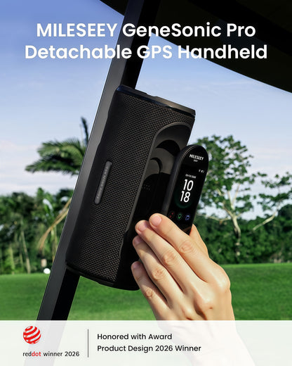 MILESEEY GeneSonic Pro Detachable Golf GPS Speaker